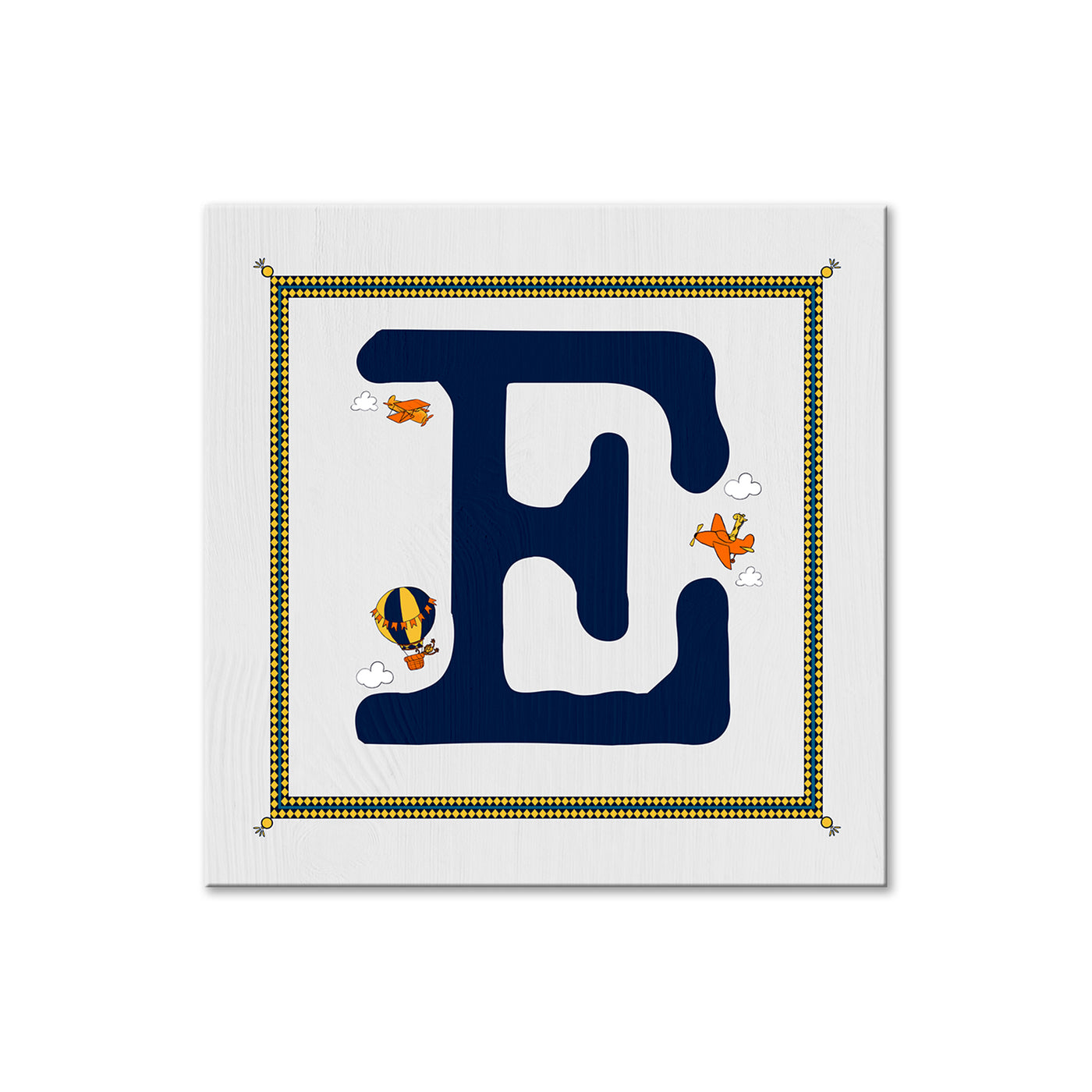 Travel Monogram -  E